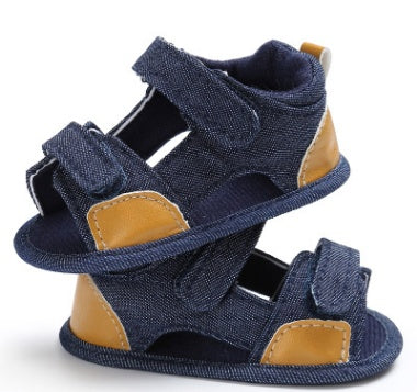 Denim Velcro Sandals: Easy, Breezy Toddler Comfort 💙
