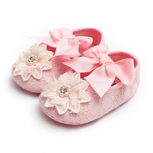 Floret Lace Baby Shoes – Soft, Pretty & Princess-Ready